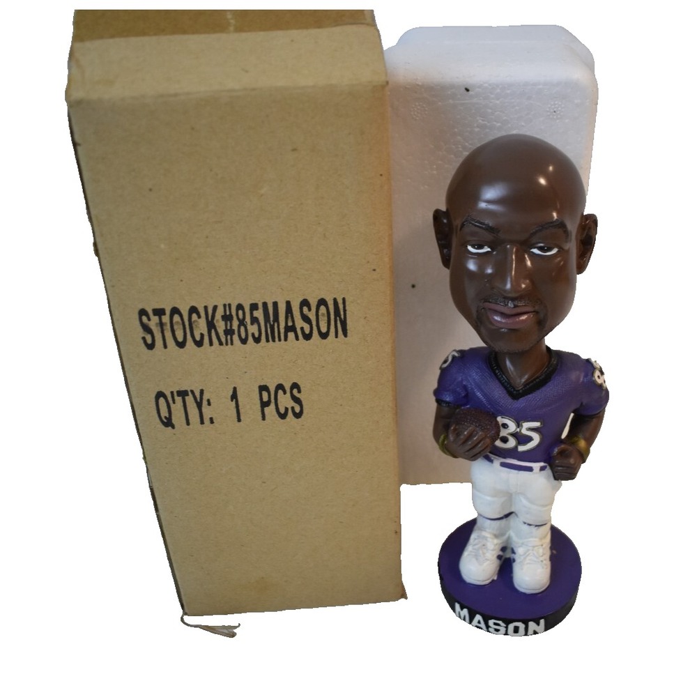 Baltimore Ravens #85 Derrick Mason Bobblehead NFL Citgo Wide Receiver NIB